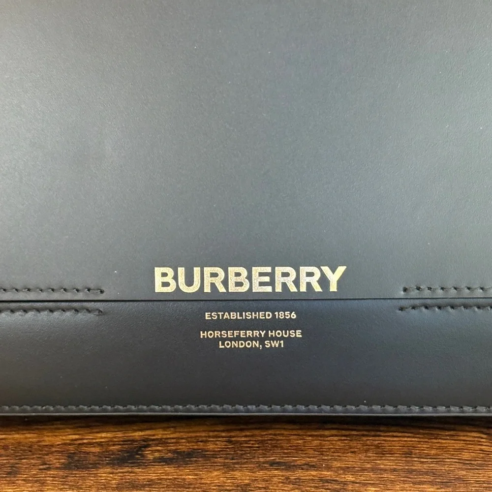 Burberry Grace Black Leather Bag